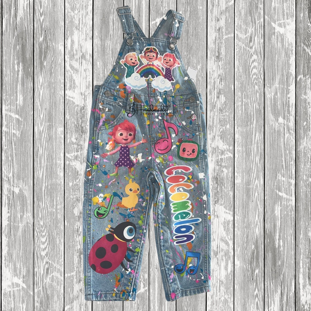 Custom melon inspired overall outfit