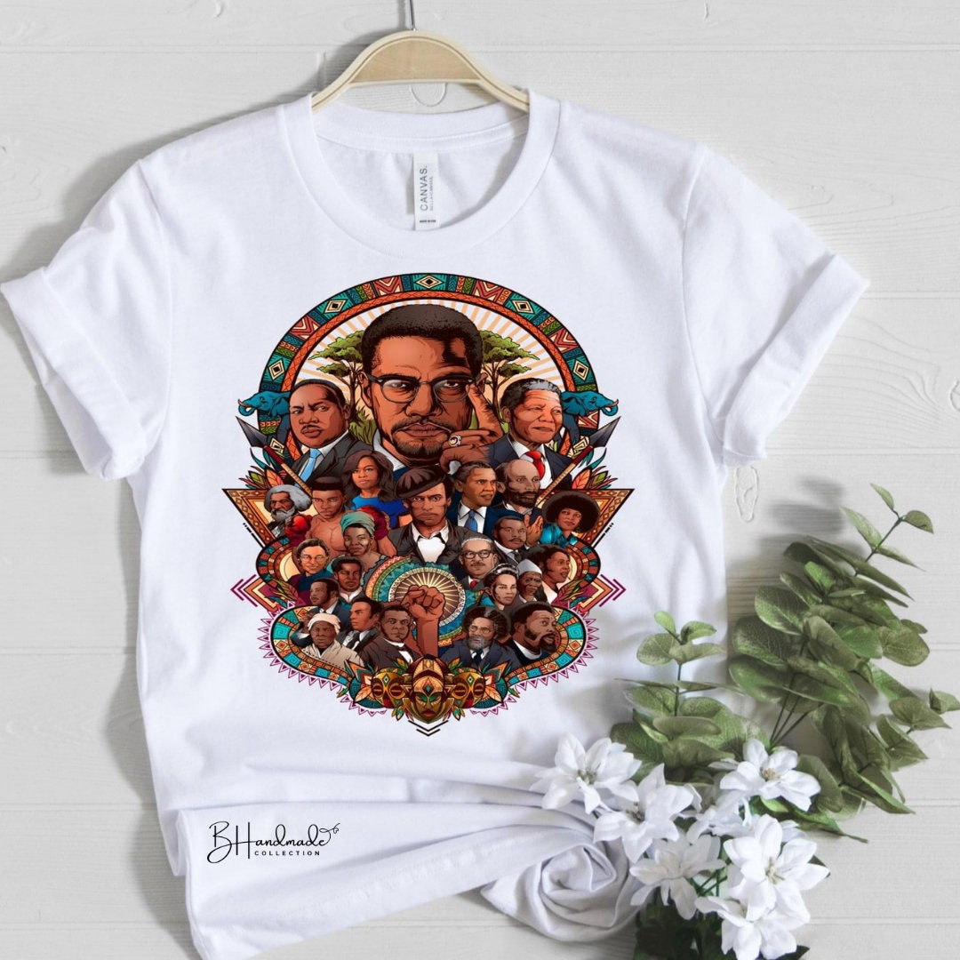 Black History Month Activist Collage graphic tee