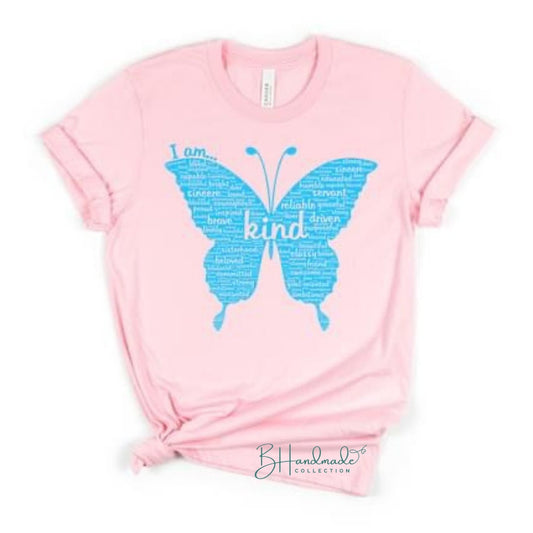 I Am Butterfly Word Art Greek