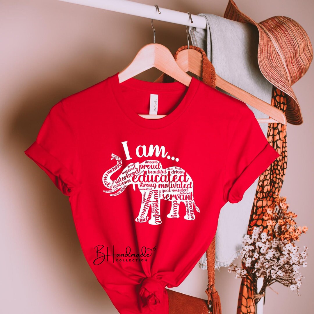 I Am Elephant Word Art Greek