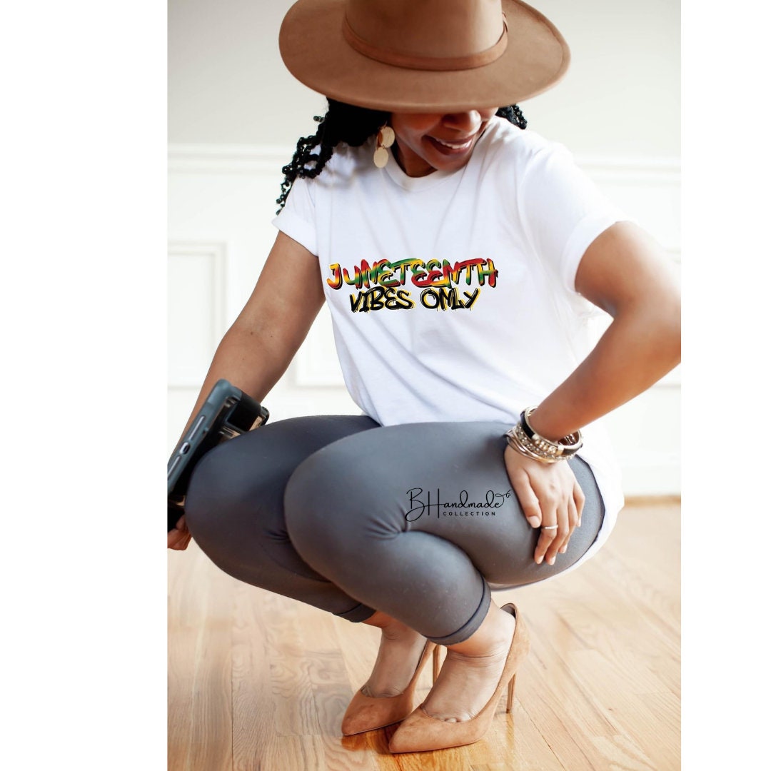 Juneteenth Vibes Only graphic tee