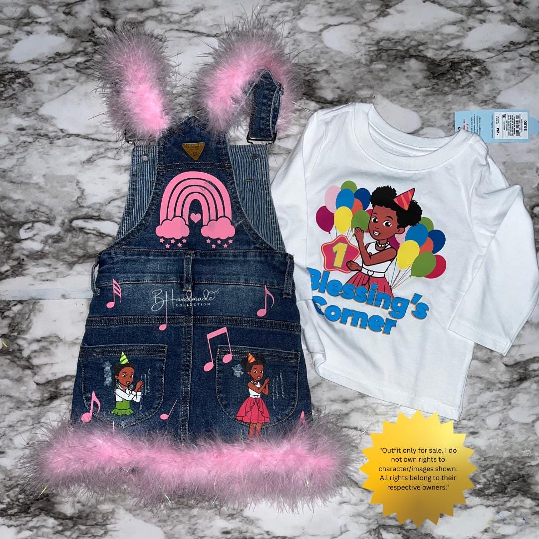 Musical-Inspired Birthday Outfit for Kids | Custom Toddler Party Outfit | Character-Inspired Handmade Overalls, Skirt, Shorts, or Tutu