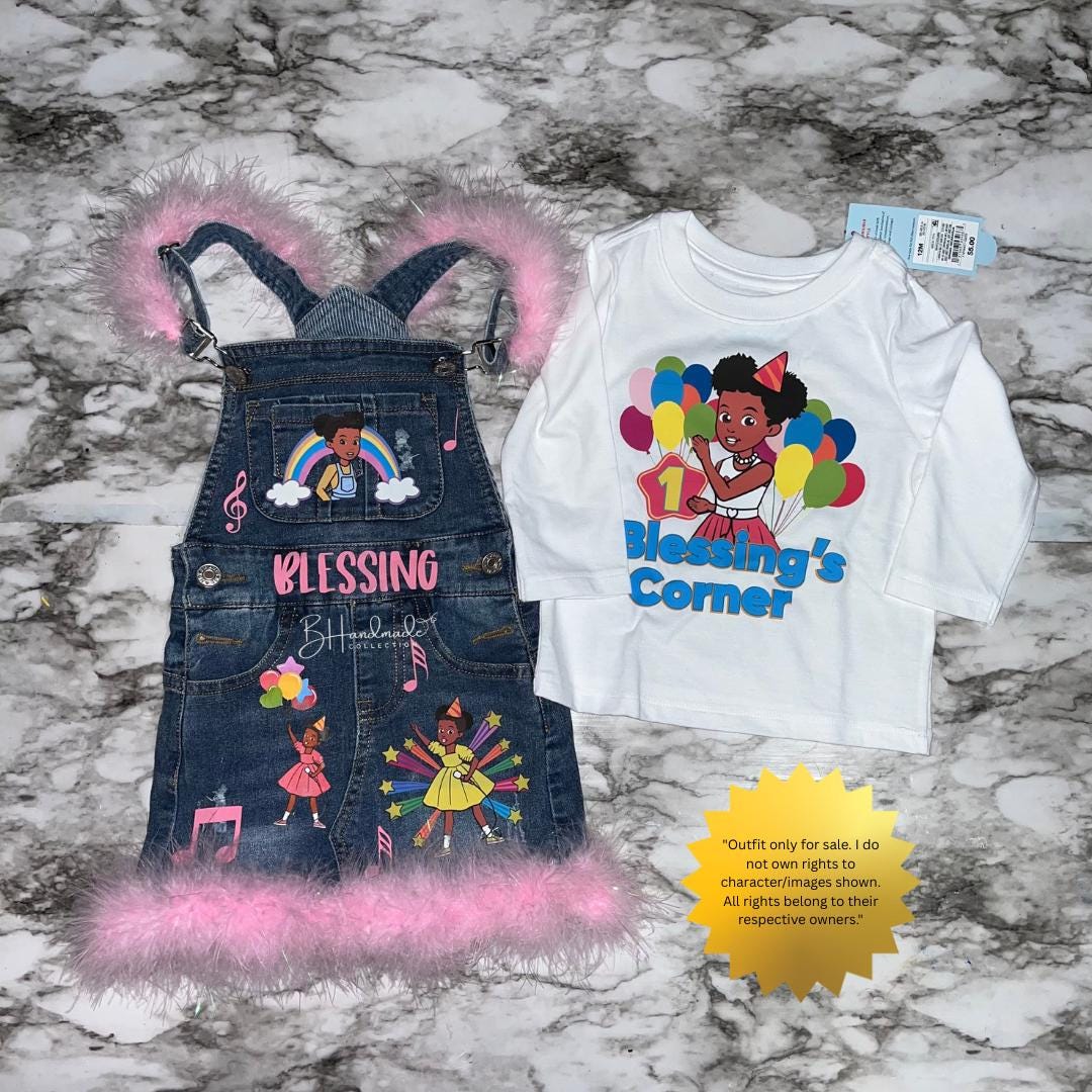 Musical-Inspired Birthday Outfit for Kids | Custom Toddler Party Outfit | Character-Inspired Handmade Overalls, Skirt, Shorts, or Tutu