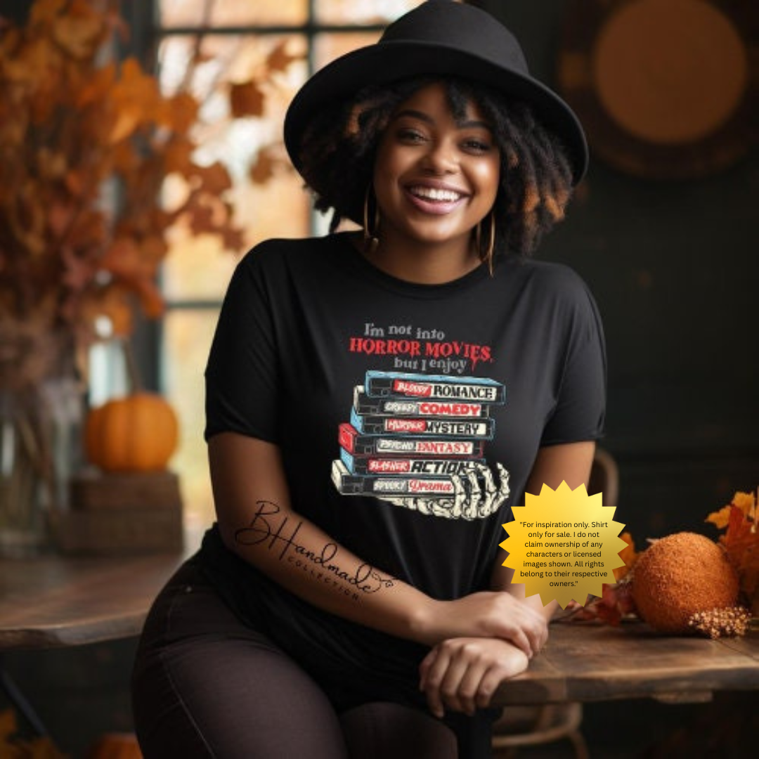 Not in Horror Movies But Spooky Graphic Tee | Halloween-Unisex Shirt